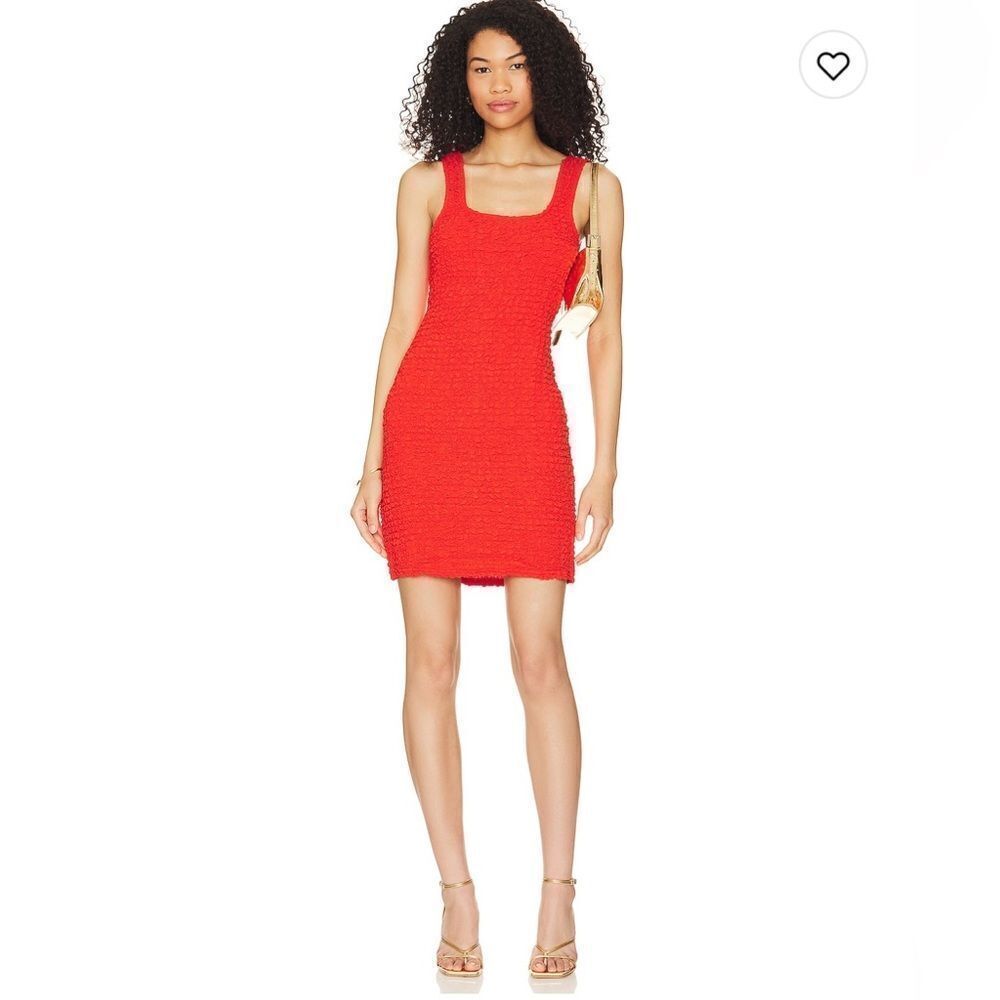 Revolve Julie Mini Dress in Cherry